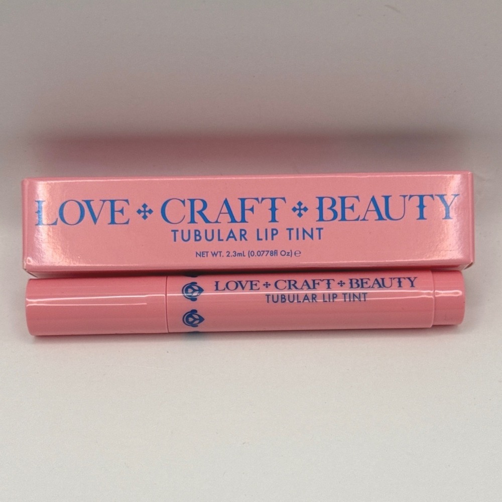 Love Craft Beauty Cassette Crush Tubular Lip Tint Women 2.3ml Pink Lip Stain NEW